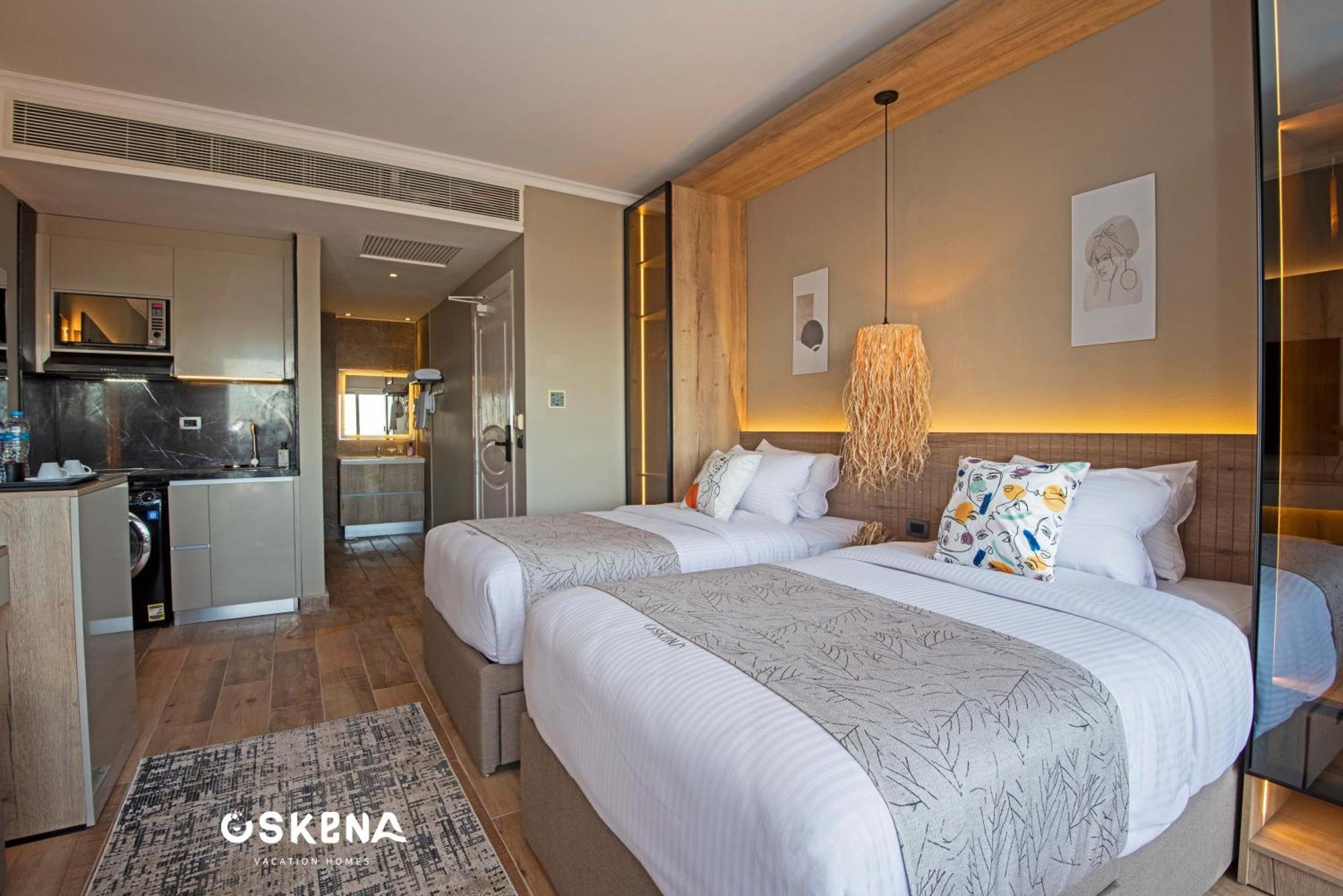 شقة Oskena Azzurra Sahl Hasheesh الغردقة المظهر الخارجي الصورة